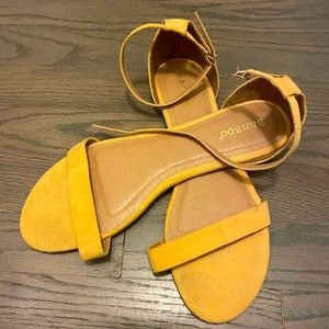 Yellow Sandals from BamBoo!